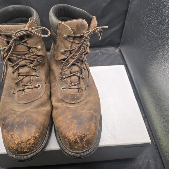 Wolverine Rugged Brown Leather Boots